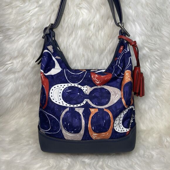 Coach Legacy Heritage Signature C Print Duffle 19946 - Picture 1 of 9